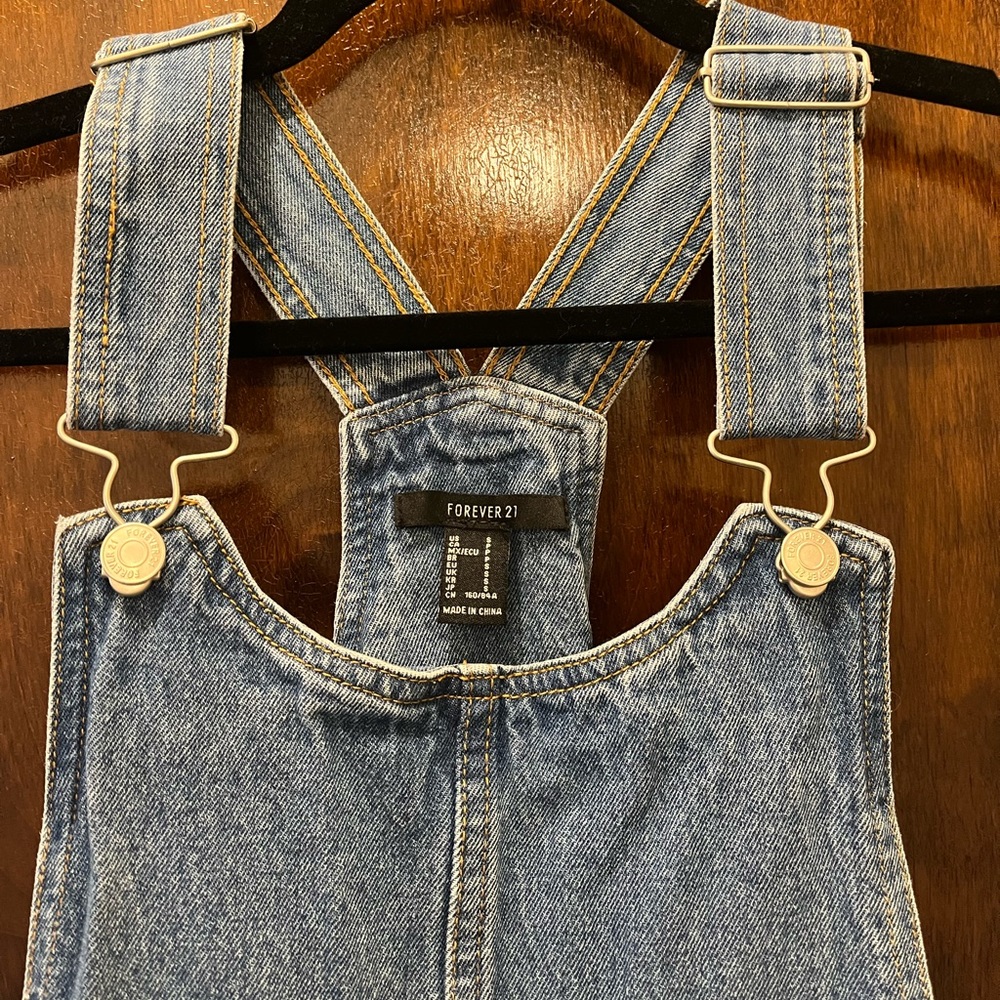 Forever21 Demin Overall Dress